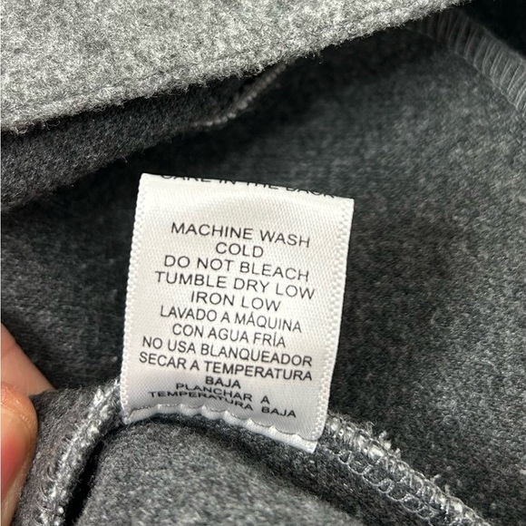 Love Tree Shacket Sz L Gray Pockets Cozy Fall Winter - Picture 6 of 8